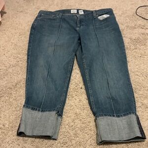 Calvin Klein Dark Blue Ankle Jeans
